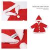 MiniBeans Santa Hooded Santa Costume Dress, One-Piece (80cm)