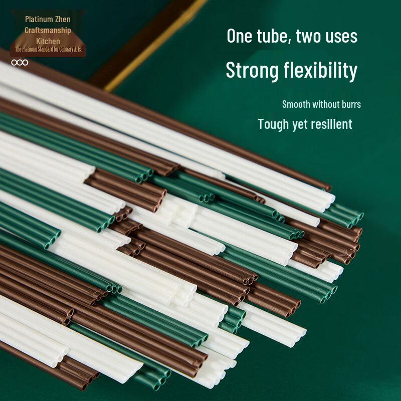 Degradable Individually Wrapped 3-Hole Disposable Straw