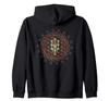 Flower of Life, Sacred Geometry, Tree of Life, Kabbalah, Sephiroth Zip-up Hoodie