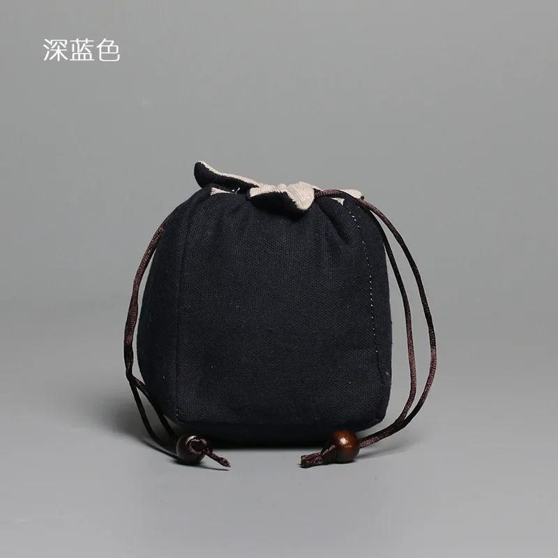 Thickened Cotton Storage Bag Ceramic Covered Bowl Teacup Travelling Drawstring Bags Multi-functional Medium Teapot Cloth Pouch