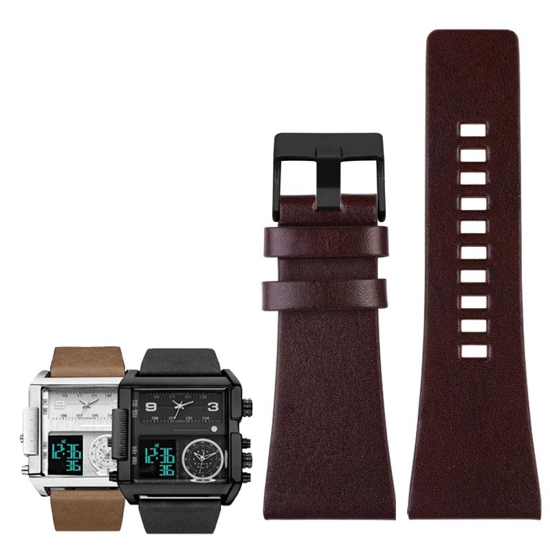Genuine Leather Wrist Band for Diesel DZ7406 DZ7408 DZ4280 DZ4343 Watch Strap 22mm 24mm 26mm 28mm 30mm 32mm 34mm Men's Bracelet