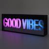 Led Neon Lamp With The Inscription Good Vibes, Modern
