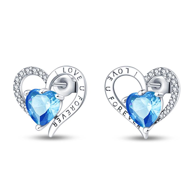 925 Silver Blue Zircon Dreamcatcher Feather Star Moon Cute Claw Hoop Earrings For Women Fine Birthday Jewelry Gifts