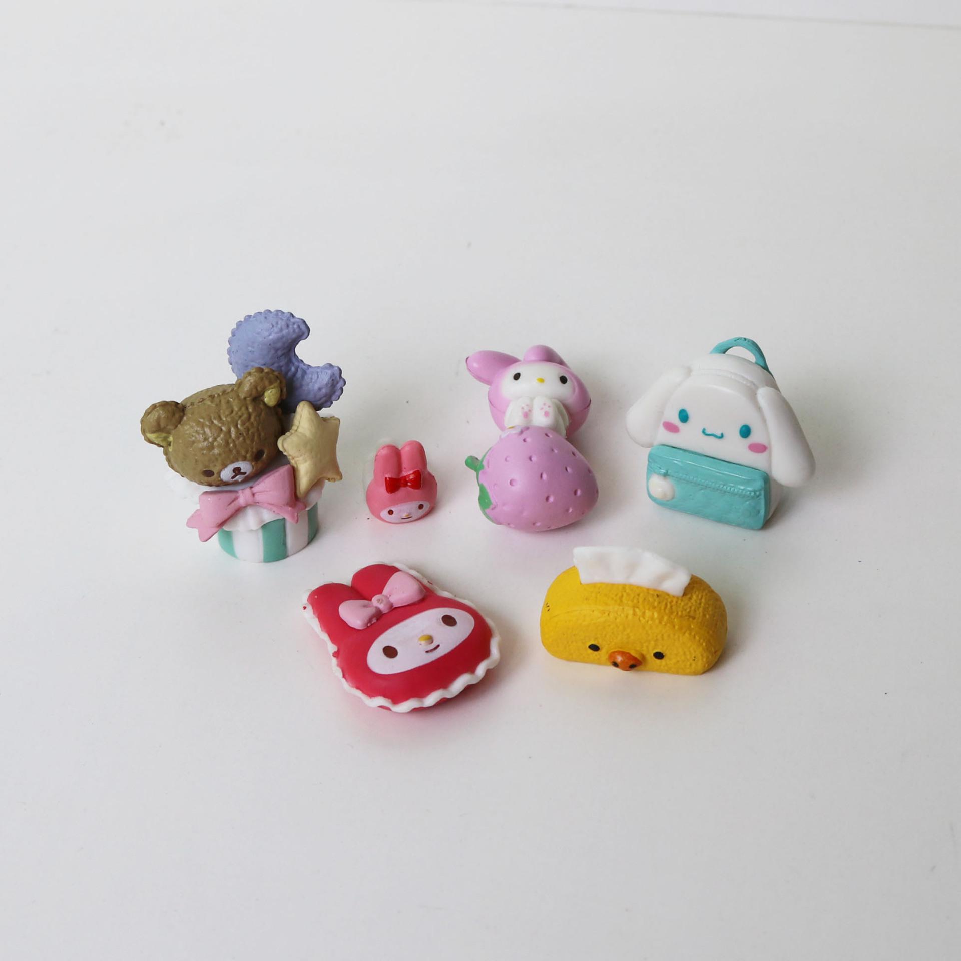 Melody Cat Doll Magnet Storage Box & Stationery Figurine - 6 Styles 3.5-4.5cm