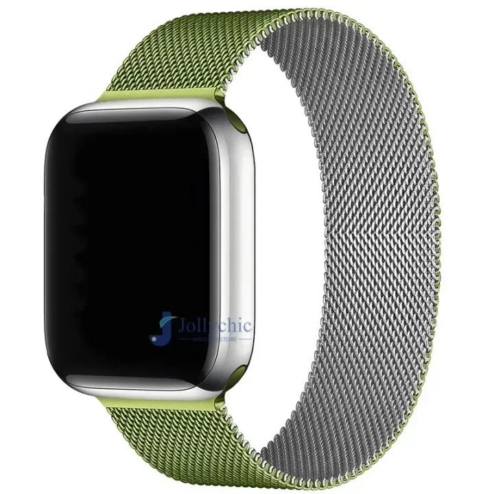 Magnetic Loop Strap For Apple watch Band 44mm 40mm 45mm 41mm 42mm 38mm Stainless Steel Bracelet iWatch Series Ultra 9 8 SE 7 6 5