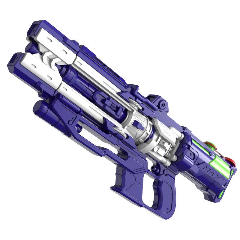 Large Capacity Double-Nozzle Rotating Water Gun for Outdoor Fun