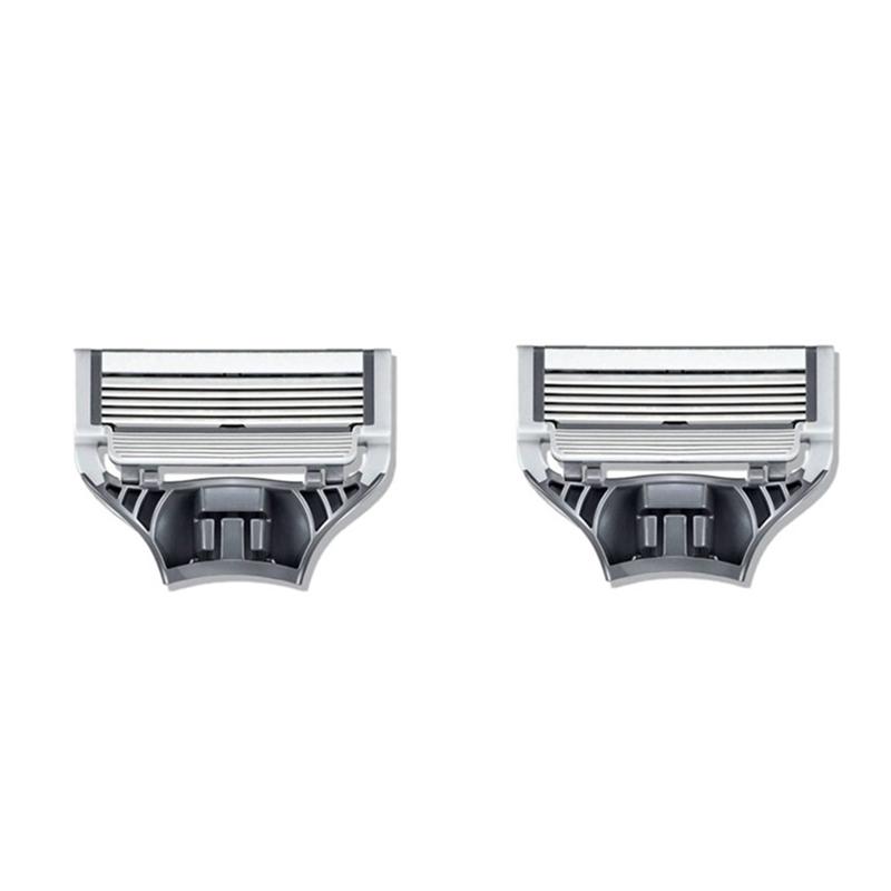 Appliances Parts 2Pcs Shaver Blade Heads For Harrys Men's Razor Heads Shaver Replacement Heads Manual Razor Blades Razor Accesso