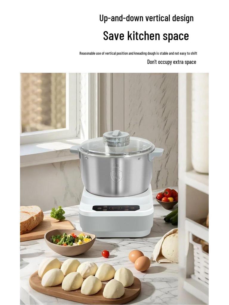 Automatischer Multifunktions-Teigkneter: Kneten, Mischen, Gehenlassen und Fermentation