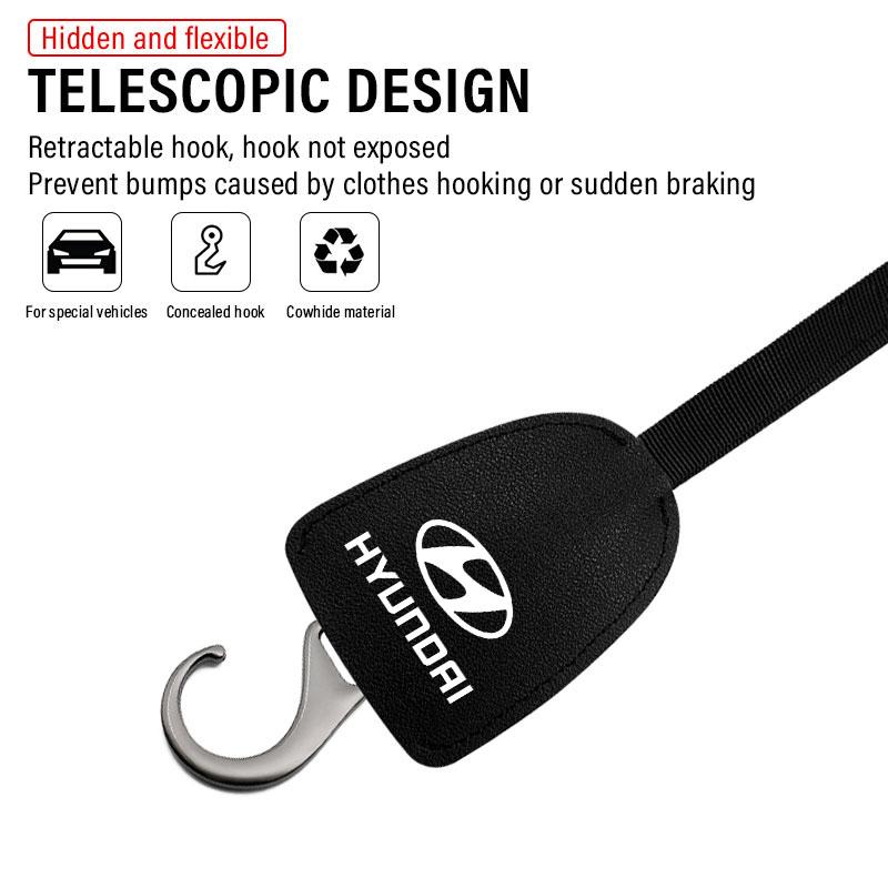 Auto Interior Organizers Hooks Car Back Seat Hook Headrest Hanger For Hyundai Accent AMICA Aslan Azera DYNASTY Elantra Equus Galloper