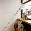 Interactive Feather Cats Wand Toy With Bell -  Self-Play & Boredom Relief For Cats,  Safe Pet Teaser Stick