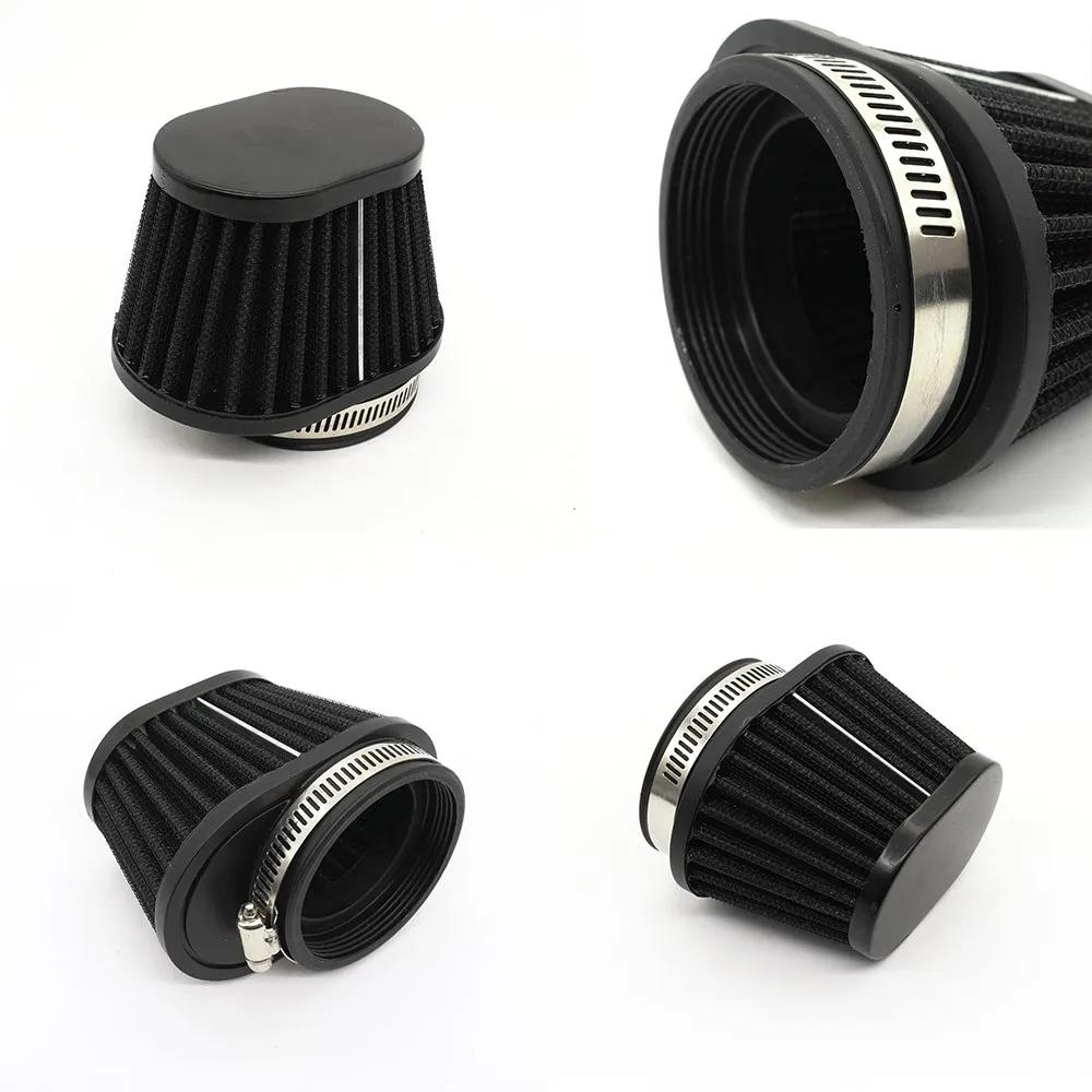 51mm 55mm 60mm Motorcycle Filters Cleaner For Carburetor Scooter Cold Air Intake Filter Sport Myshroom Moped Parts Accessories