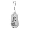 Battery Measuring Device Pocket Hearing Aid Battery Power Monitoring Tester Checker Tool Light Gray