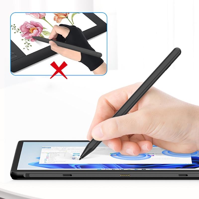 Magnetic Styluses Pen Compatible for Go/Laptop/Book Featuring 1024Pressure Levels Replaceable Nibs