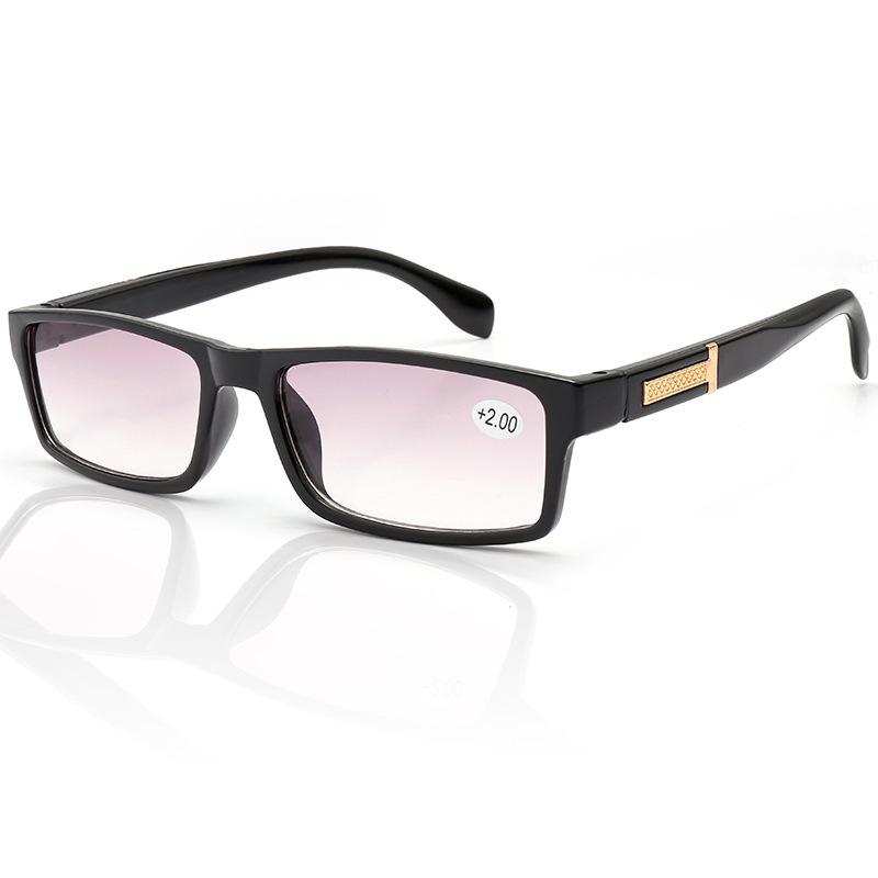 

Multi-focus Reading Glasses Bi-optical Gradient Anti-blue Light Anti-fatigue Presbyopia Glasses Men and Women Universal +100