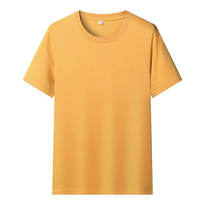 

190 г гребенного хлопка летняя повседневная футболка с короткими рукавами XL