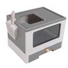 Enclosed Litter Box Foldable Top Entry Drawer Type Prevent Splashing Cat Toilet Box for Adult Cat