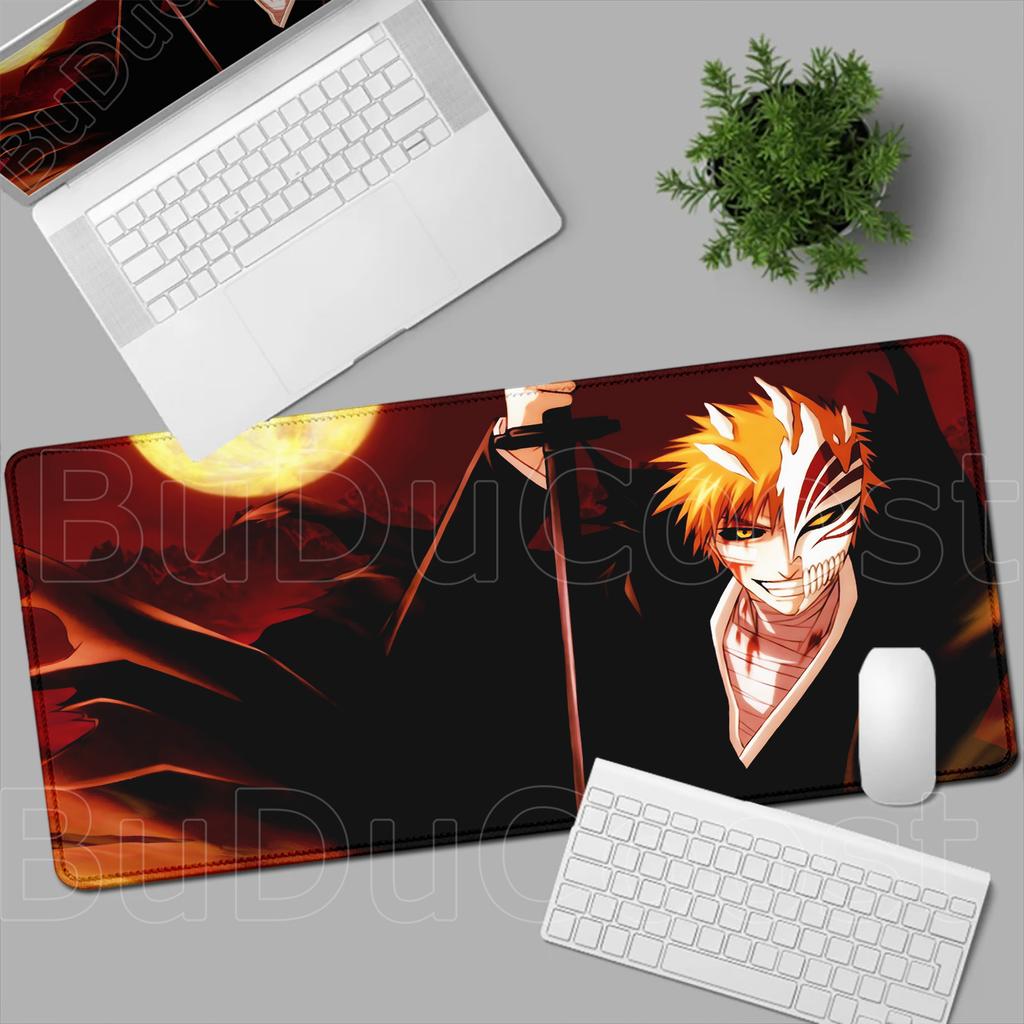 New Hot Cool Anime Bleach Mouse Pad XXL Large Mousepad Manga Laptop Office Rubber Soft Table Pc Gaming HD Printing Non-Slip Mat
