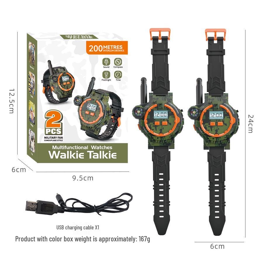 

Rechargeable Children s Walkie-Talkie Watch: Wireless Remote Call for Indoor/Outdoor Parent-Child Interaction