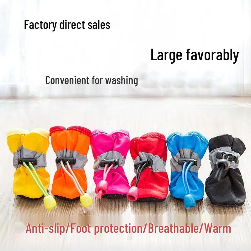 Breathable Small Dog Shoes – Non-Waterproof Paw Covers for Pomeranians & Bichons, Suitable for Spring & Winter