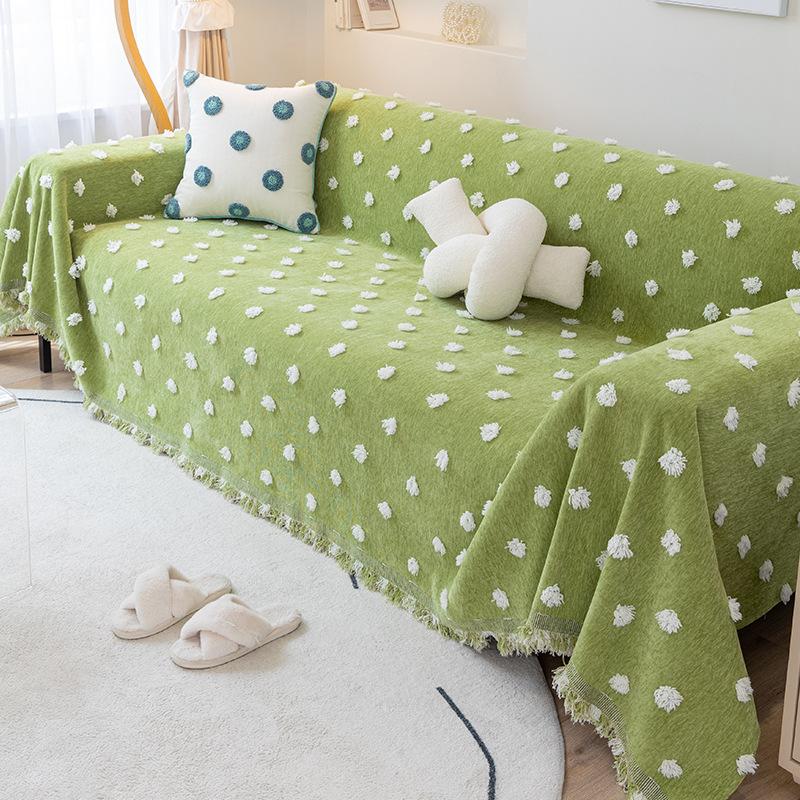 Klein Frisch Sofabezug Stoff Vier Jahreszeiten Universal Rutschfest Kissen Ins Stil Sofabezug Vollständig Bedeckt Kratzfest Bezug Handtuch