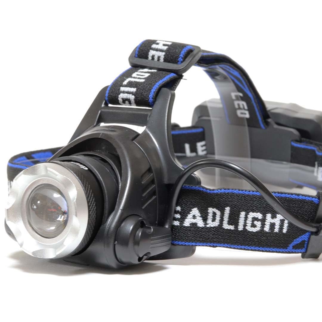 

Rechargeable LED Headlight with Highest Super 18650 Super Powerful Blue Set Charger, Lumens, Helmet-Ready, Powerful, Bright, Fishing, Battery, синий