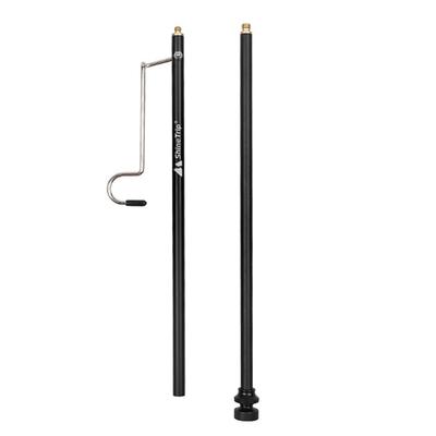 Stainless Steel Desk Lamp Stand for Tactical Camping Storage Basket Versatile Folding Bag Camping