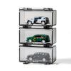Transparent 1:64 Model Cars Display Box 1 Grids Dustproof Storage Box Acrylic Display Rack