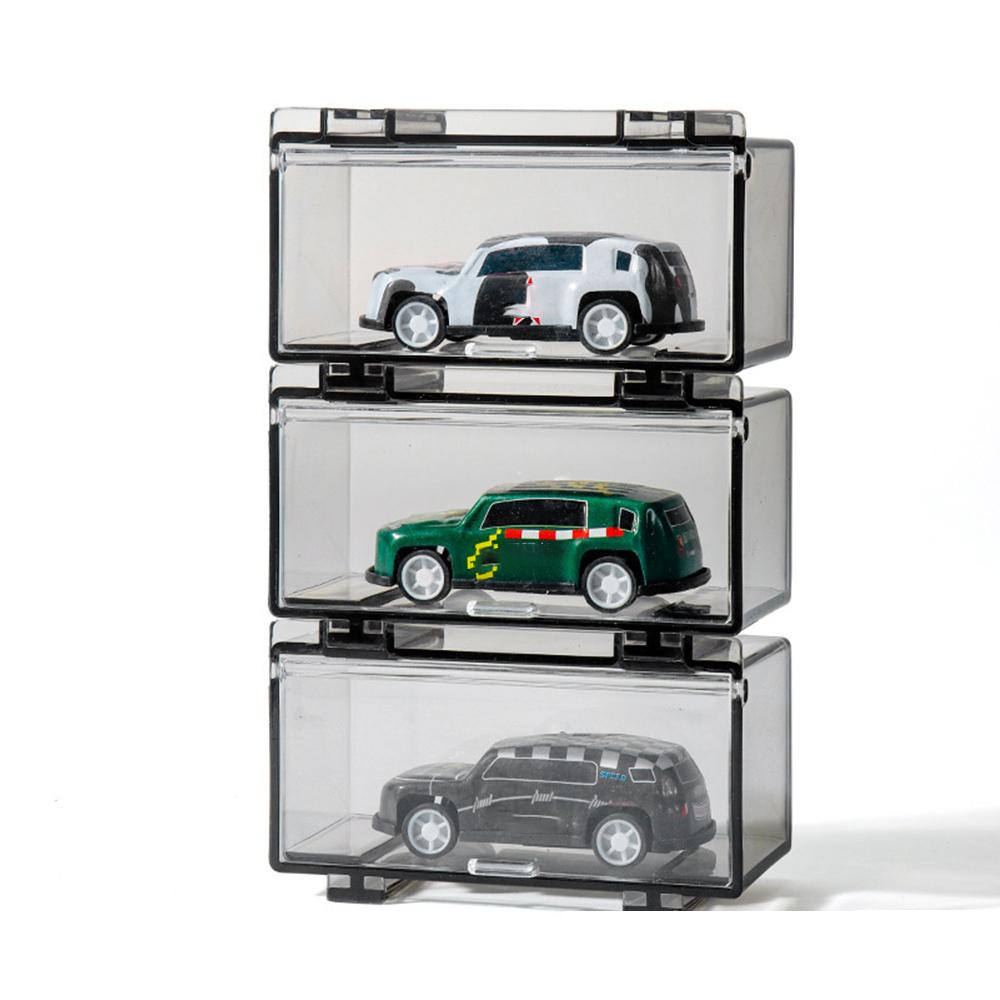 Transparent 1:64 Model Cars Display Box 1 Grids Dustproof Storage Box Acrylic Display Rack