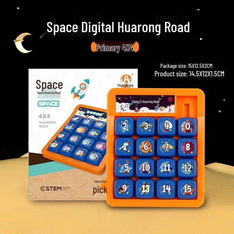 Magnetic Digital Huarong Road Color Puzzle: Educational Thinking Development Game for 3x4x5x6 Grids