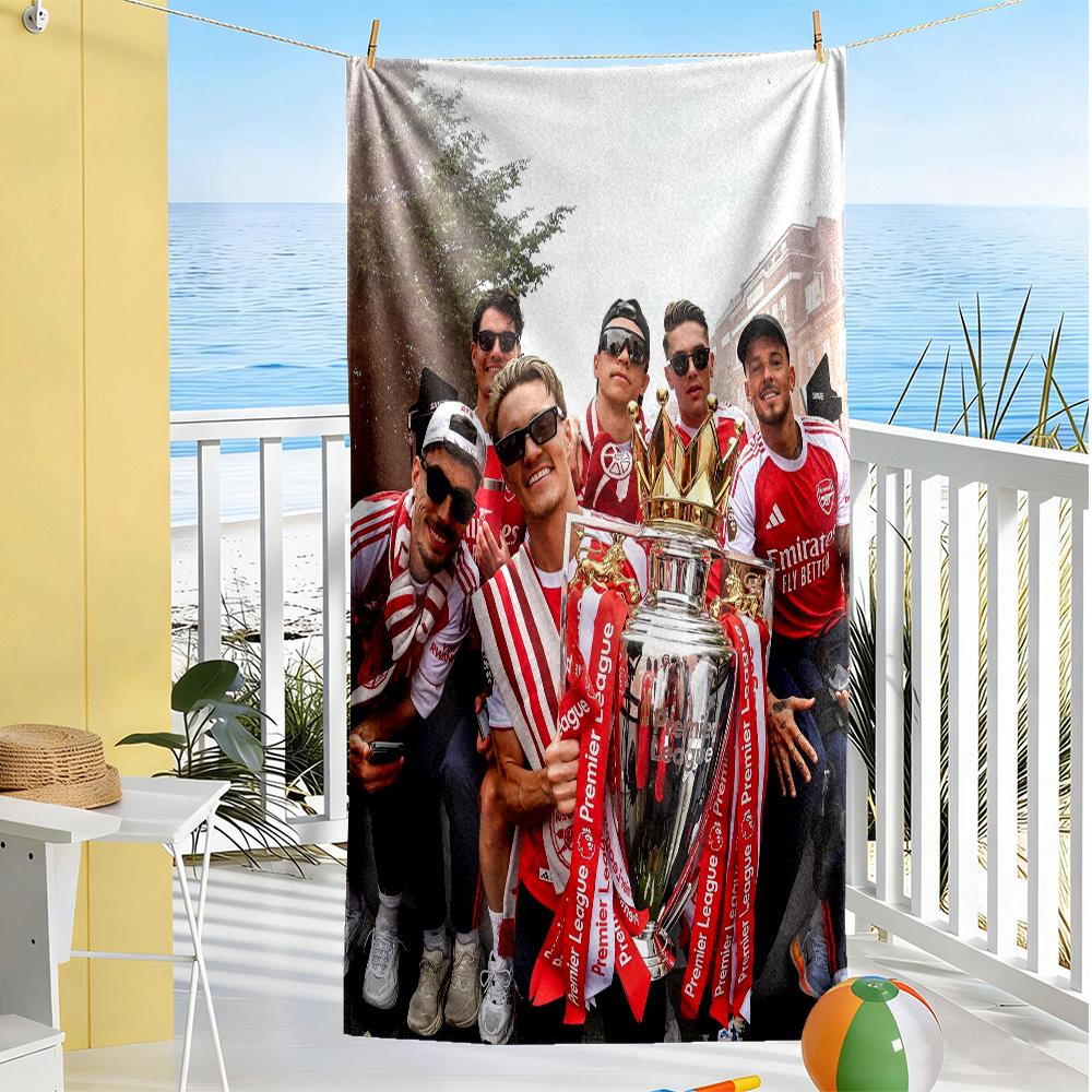 Arsenal Football Player Beach Towel High Absorbency & Quick-Dry Comfortable Lightweight Perfect for Traveling Yoga Camping and Swimming