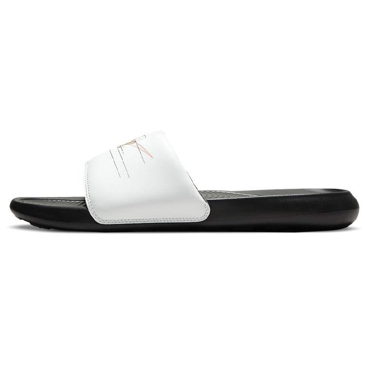 Nike Victori One Printed Slide White Metallic Gold Men s CN9678-103 EU 47.5