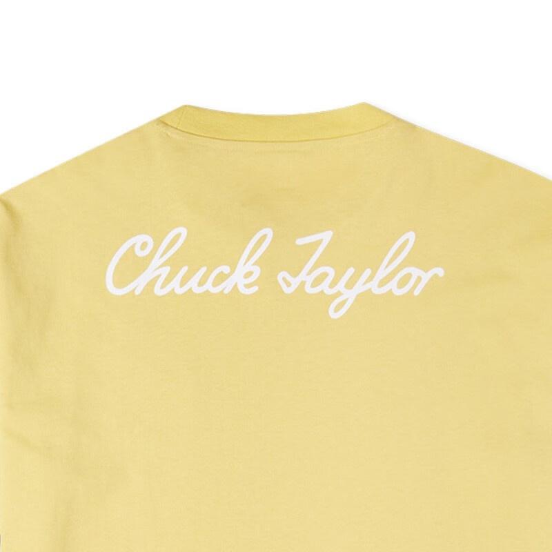 Converse Chuck Taylor Shoe Patch T-Shirt Asia Sizing 'Yellow' Men's 10020931-A15