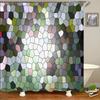 Black And White Striped Shower Curtain With Hooks Waterproof Polyester Fabric Geometric Pattern Home Decor Bathroom Curtain Baño