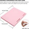Slide In Mahjong Card Holder Mahjong Card Stand ABS Plastic Peeping Resistant Foldable Design For Poker And Board Games