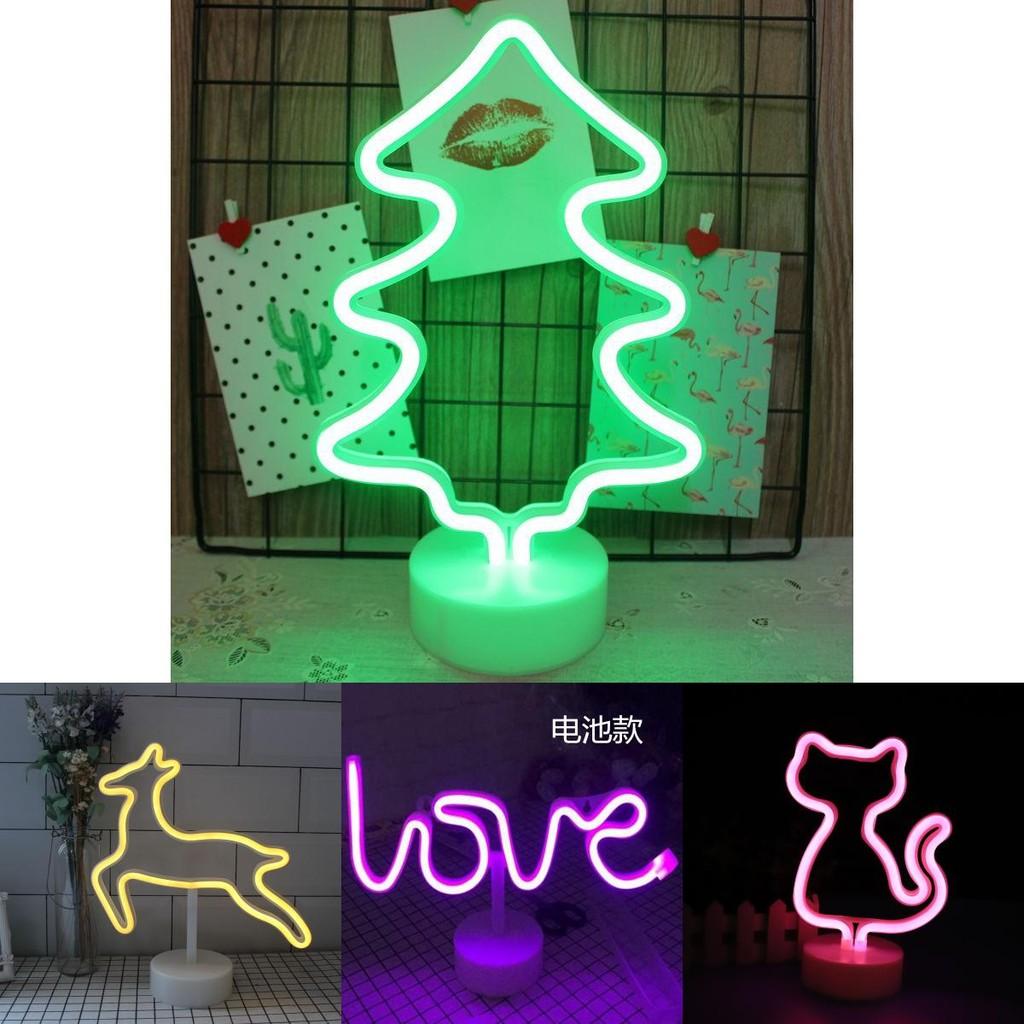 Colorful Led Neon Shaped Night Light For Home Decor Featuring Cute Unicorn Design