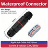IP68 Waterproof Joint Wire Quick Connection Connector 2/3pin Wire Connectors LED Lamp Wiring Outdoor Rainproof Terminal