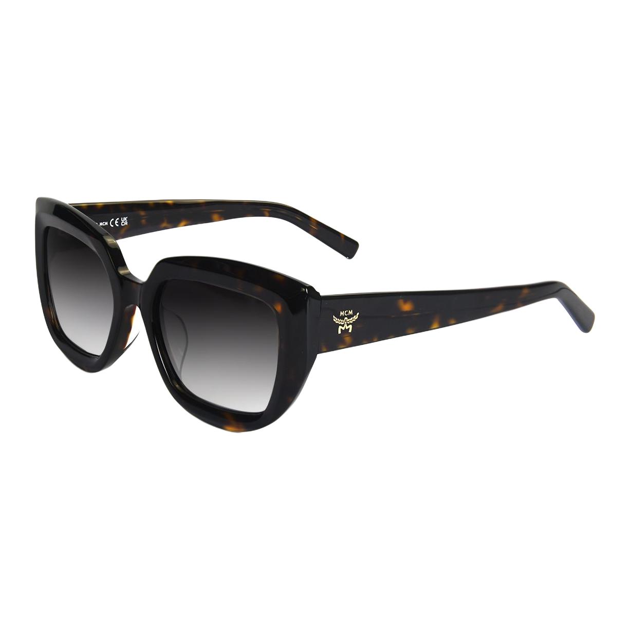 

MCM Original Design Irregular Shape Sunglasses Unisex sunglasses Black Tortoise MCM0036-D 01B Black