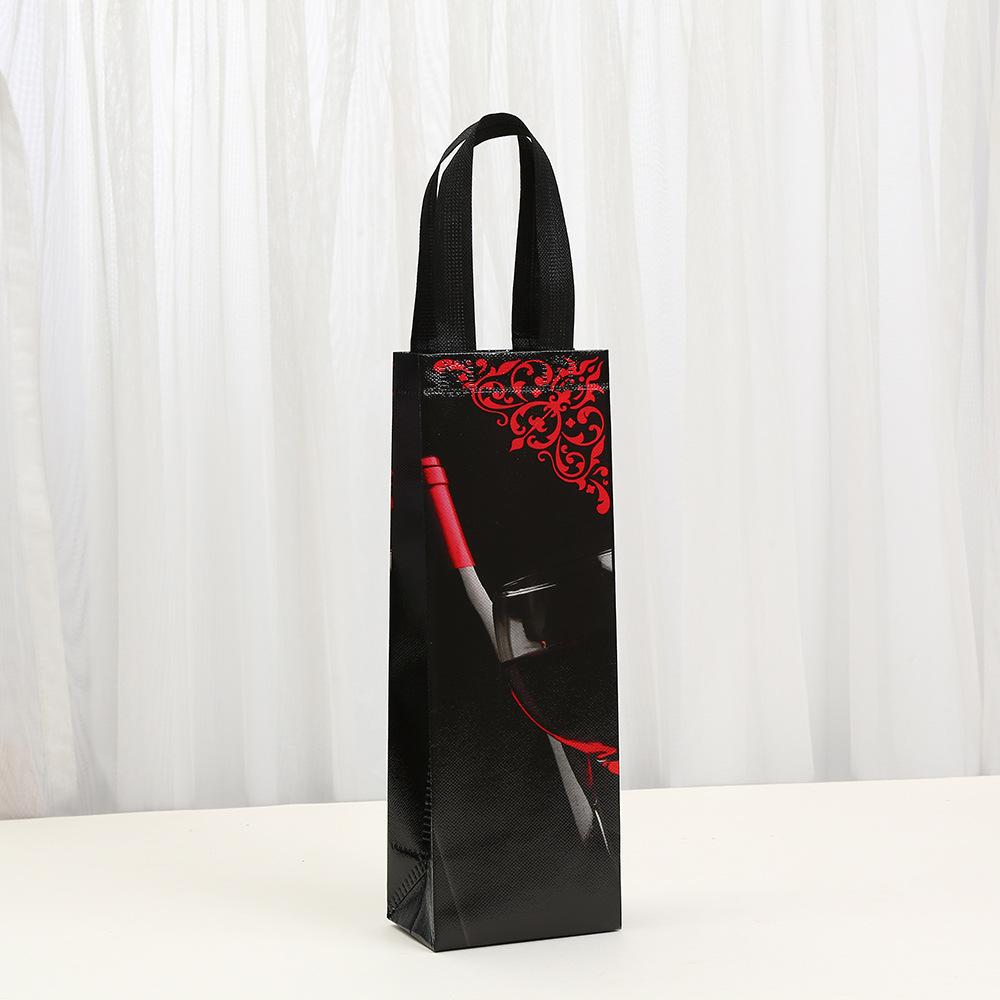 StoBag Wine Bottle Bags Luxury Designer Bags Gift Wrapping Bags Non Woven Packaging Bags for Sweets Reusable Tote for Party