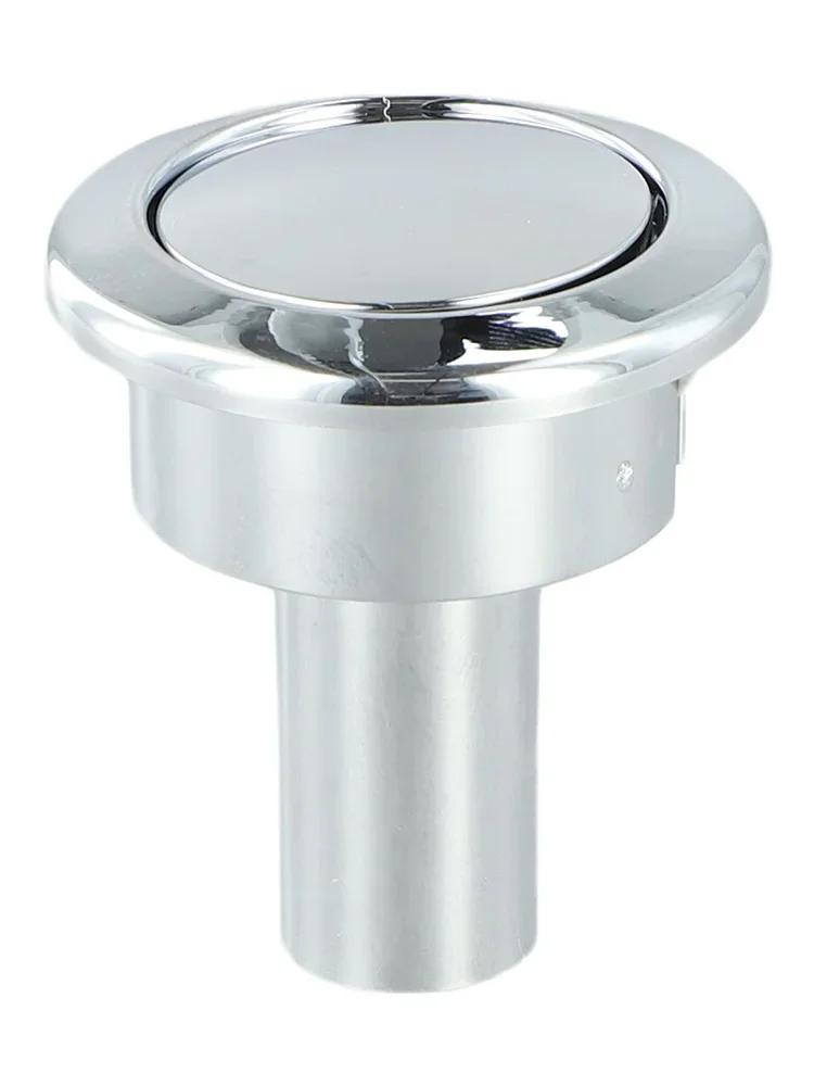 ABS Toilet Button, For Siamp Storm 33A Toilet Button Flush Chrome For 343350774 Flush Button Replacement