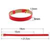 [JN] 2PCS Pet Collar DIY Accessories New Dollhouse 8mm PU Leather Bracelet For Slide Charms Wristband Women