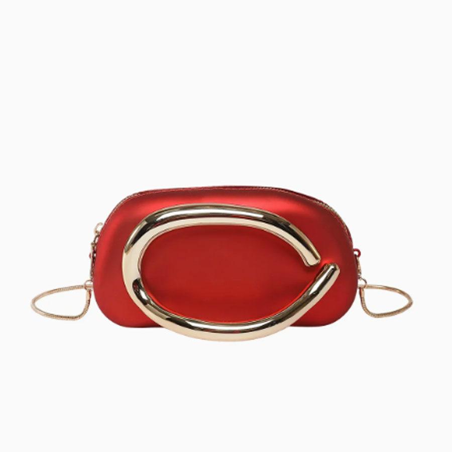 Women's Trendy Chain Crossbody Shoulder Bag Handbag Acrylic Wedding Evening Bag Shell Formal Clutch Purse for Women Evening Bag Formal Clutch Purse