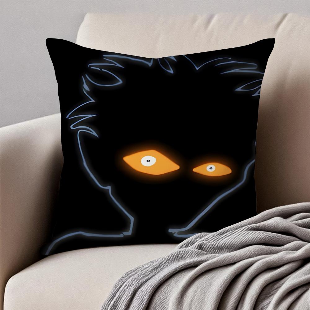 TThe OffspringS Fashion Cool Cushion Cover Pillowcase Antidustmite Invisible Zipper Short Plush Sofa Cushion