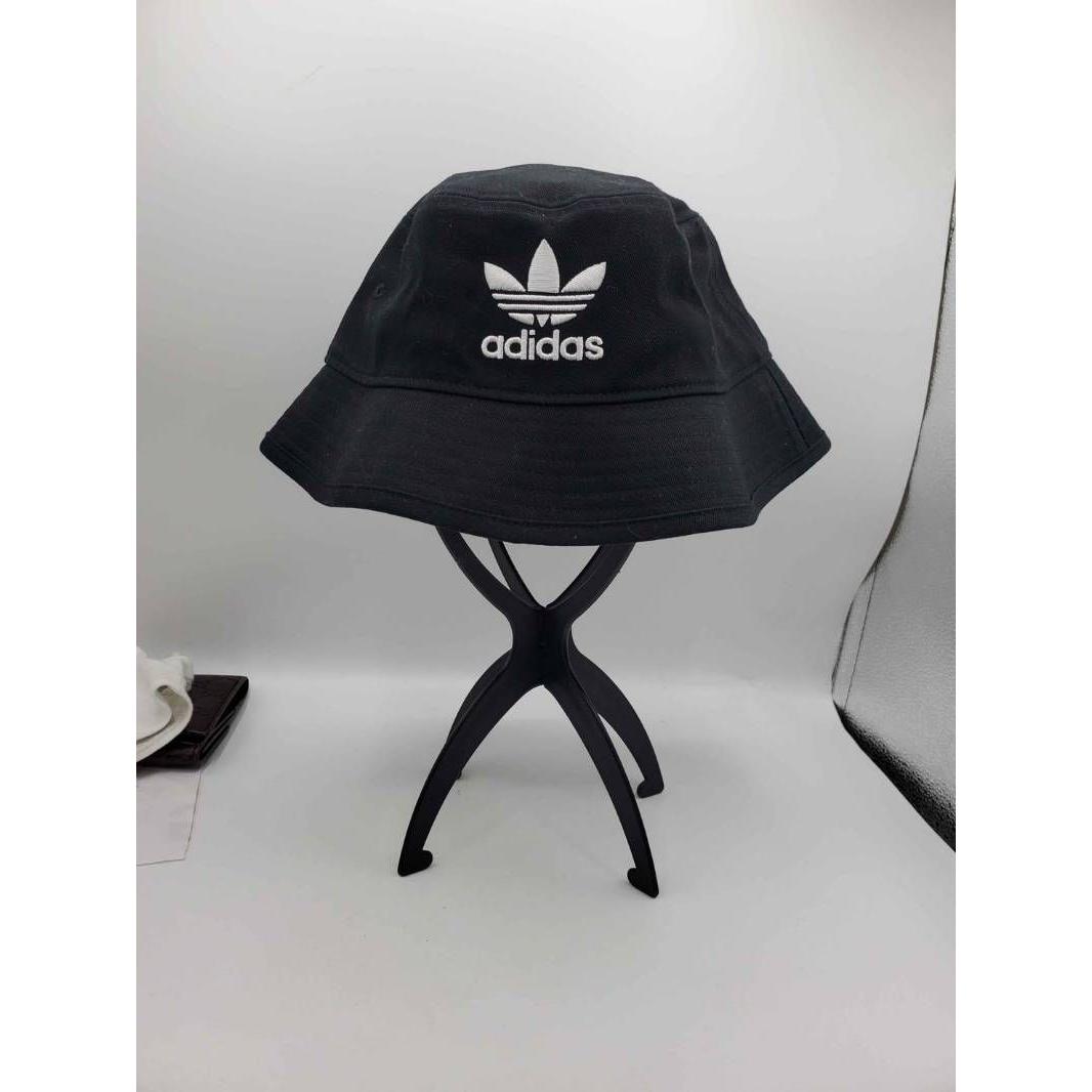 Used adidas adidas logo embroidery bucket hat bucket hat black