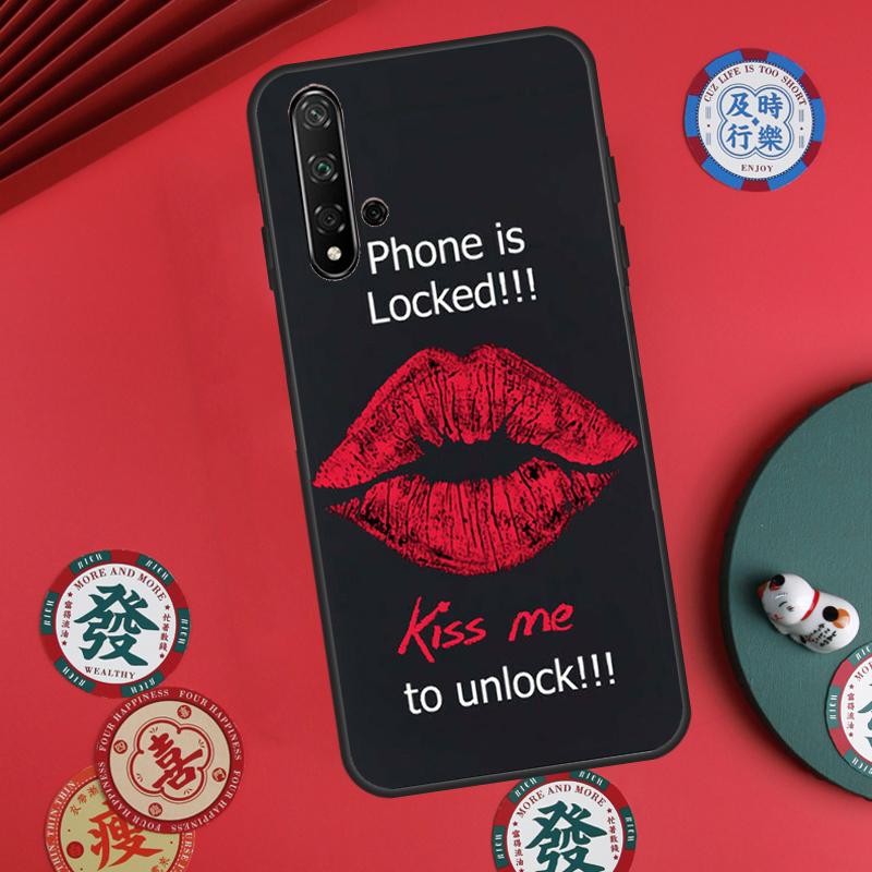 Sexy Lips KISS For Huawei Nova Y73 Y72 Y90 Y70 Y60 Y91 Y61 12s 12i 11i 8i 9 10 SE P40 Lite P60 P30 Pro Case