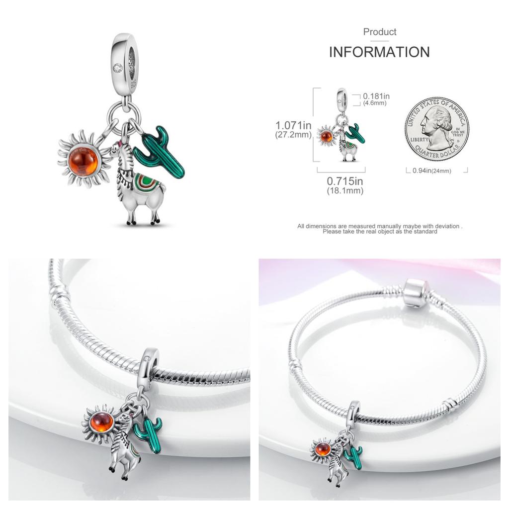 New In Copper Color Animal Collection Bead Charms Compatible With Pandora Bracelets Do It Yourself Charm Pendant Woman Jewellery