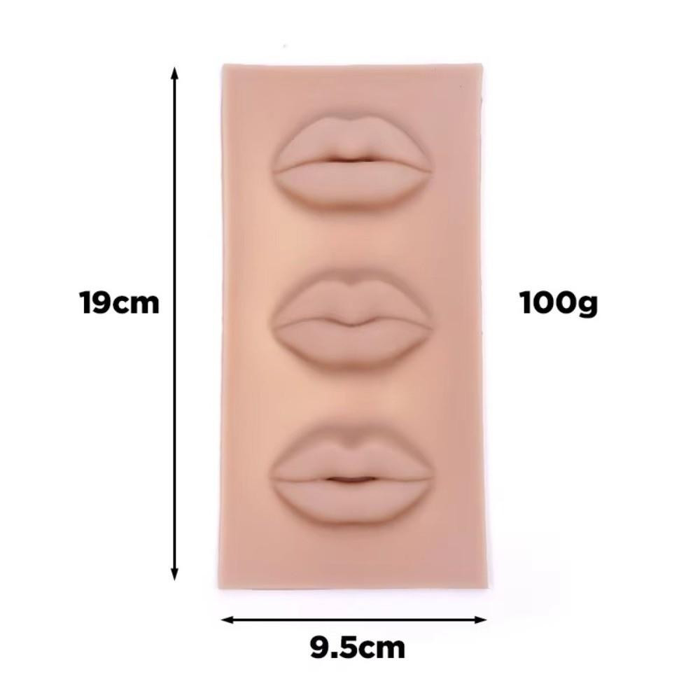Silicone Permanent Makeup Practice Skin Permanent Makeup Makeup Training Pad Lip Coloring Model