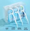 Ultra-Fine Floss Sticks: 50 Disposable Toothpicks for Oral Care