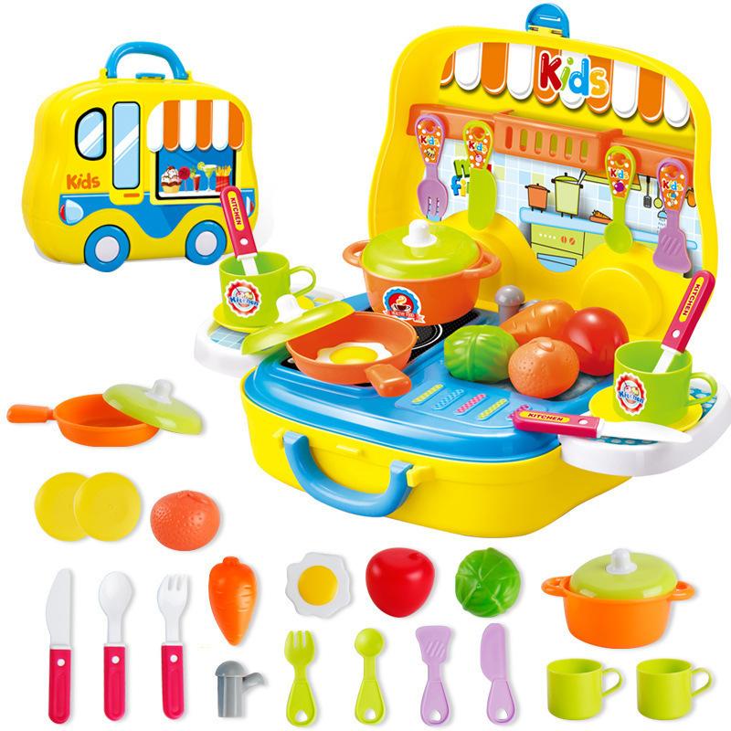 Buy Children Pretend Play Toys For Girls Boys Kitchen Simulation