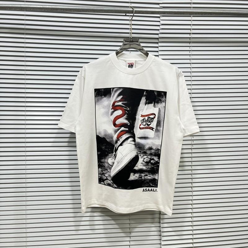 Mens Cotton Graphic Tee Streetwear Loose Fit Short Sleeve T-Shirt Casual Wear