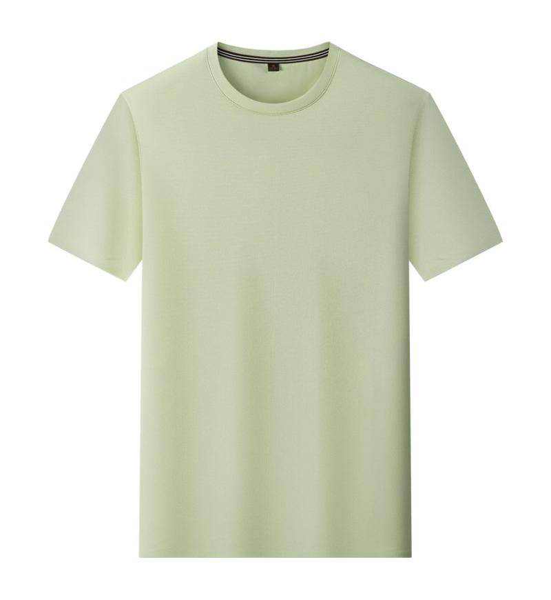 Summer Men's and Women's Short Sleeve T-shirt Soft Lightweight Unisex Cool  Round Neck Tshirt YG-253